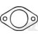 Gasket, exhaust pipe, Thumbnail 2