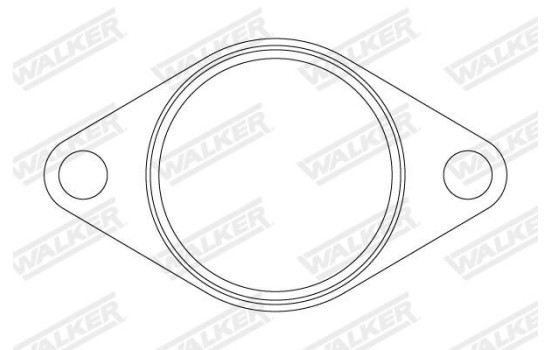 Gasket, exhaust pipe, Image 2