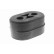 Holder, exhaust pipe Original VAICO Quality