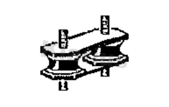 Holder, exhaust system, Image 2