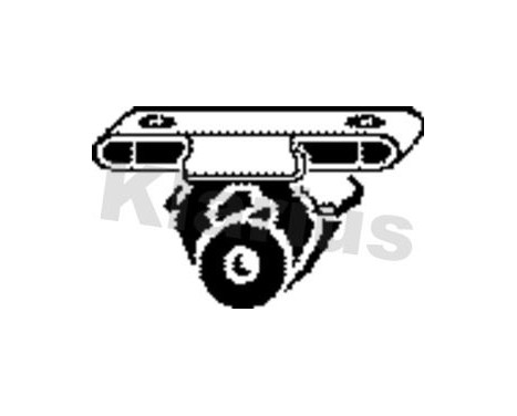 Holder, exhaust system, Image 2