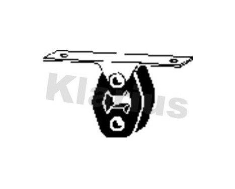 Holder, exhaust system, Image 2