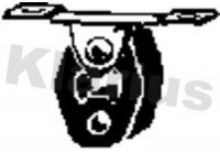 Holder, exhaust system