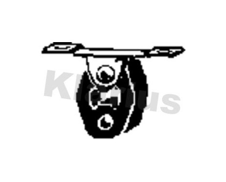 Holder, exhaust system, Image 2