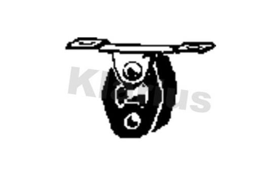 Holder, exhaust system, Image 2