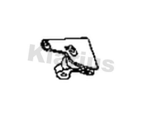 Holder, exhaust system, Image 2