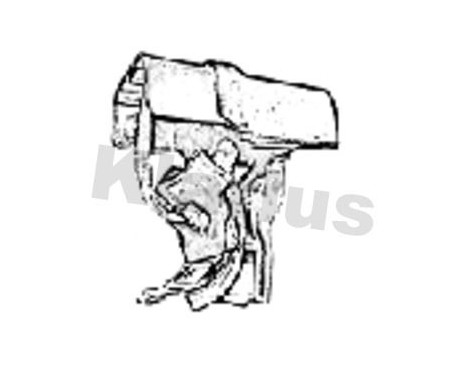 Holder, exhaust system, Image 2