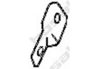 Holder, exhaust system