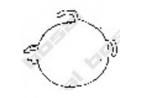 Holder, exhaust system