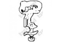 Holder, exhaust system