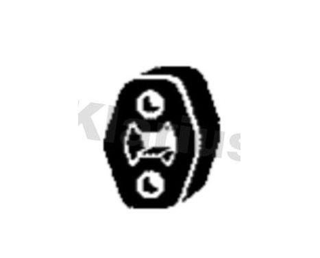 Holder, exhaust system