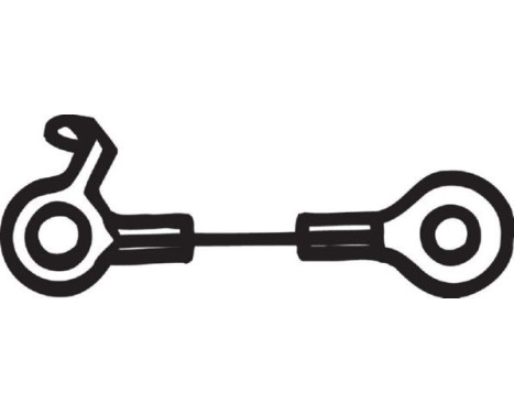 Holder, exhaust system, Image 2