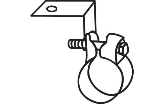 Holder, exhaust system, Image 2