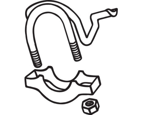 Holder, exhaust system