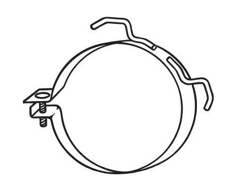 Holder, exhaust system, Image 2