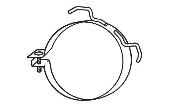 Holder, exhaust system