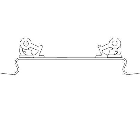 Holder, exhaust system, Image 2