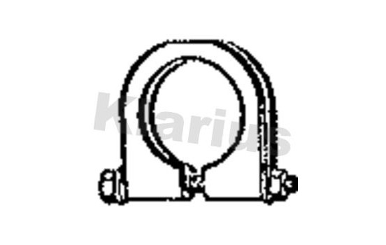 Klarius Exhaust Clamp 65MM, Image 2