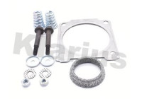 Mounting kit, catalytic converter