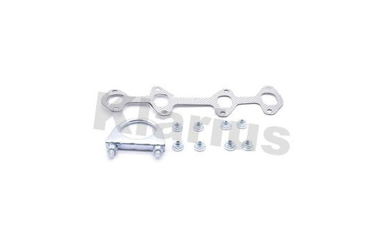 Mounting kit, catalytic converter