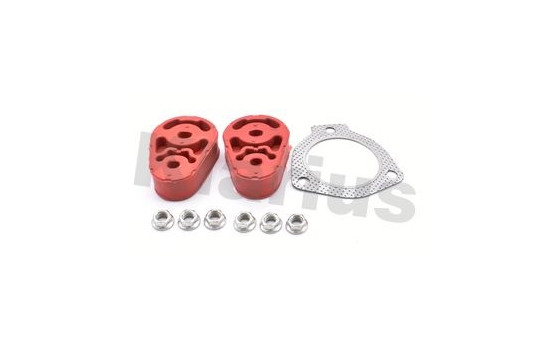Mounting kit, catalytic converter