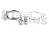 Mounting kit, catalytic converter