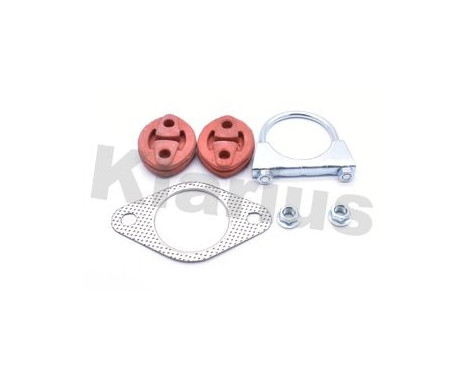 Mounting kit, catalytic converter