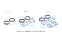 Mounting kit, catalytic converter