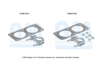 Mounting kit, catalytic converter
