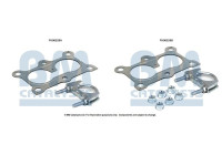 Mounting kit, catalytic converter