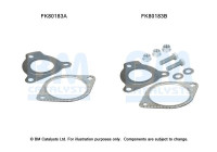 Mounting kit, catalytic converter