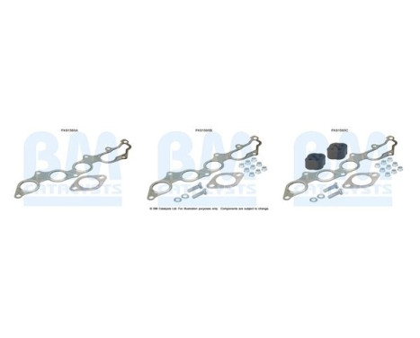 Mounting kit, catalytic converter