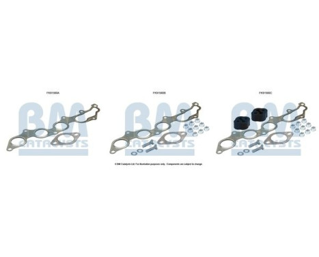Mounting kit, catalytic converter, Image 2