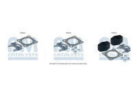 Mounting kit, catalytic converter