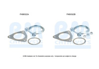 Mounting kit, catalytic converter