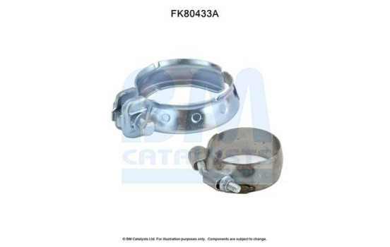 Mounting kit, catalytic converter