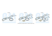 Mounting kit, catalytic converter