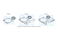 Mounting kit, catalytic converter