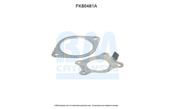 Mounting kit, catalytic converter