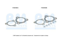 Mounting kit, catalytic converter