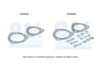 Mounting kit, catalytic converter