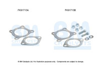 Mounting kit, catalytic converter