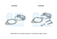Mounting kit, catalytic converter