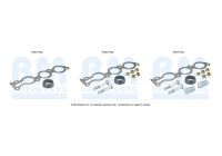 Mounting kit, catalytic converter