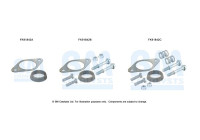 Mounting kit, catalytic converter