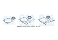 Mounting kit, catalytic converter