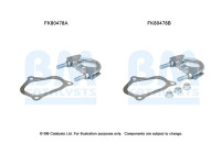 Mounting kit, catalytic converter