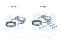 Mounting kit, catalytic converter
