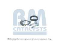 Mounting kit, catalytic converter