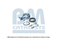 Mounting kit, catalytic converter